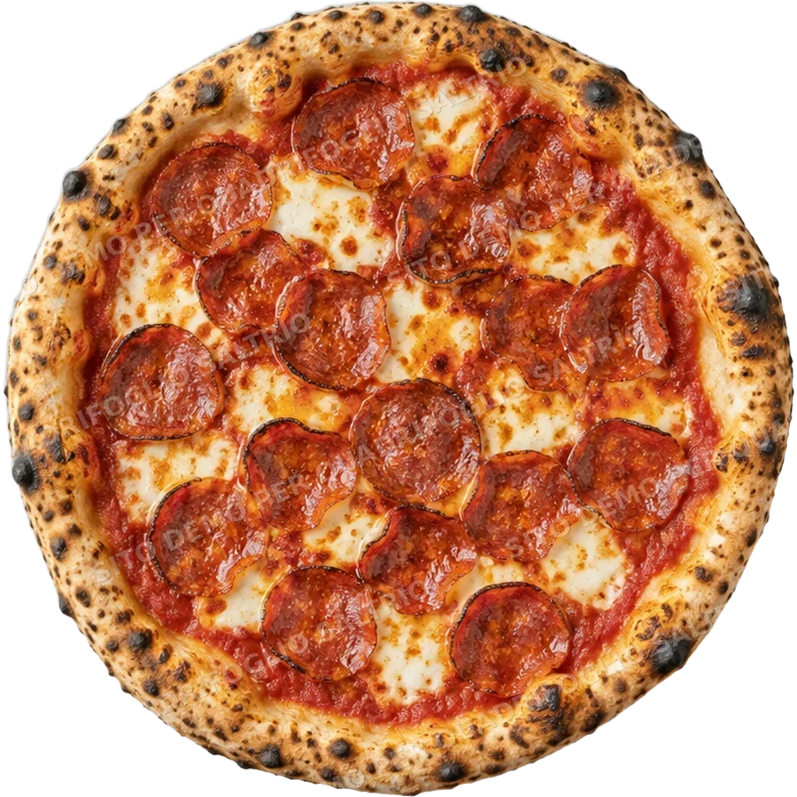Pizza Diavola con salame piccante
